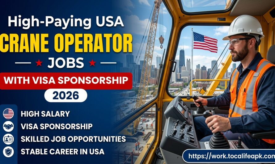 High-Paying USA Crane Operator Jobs 2026 (With Full Visa Sponsorship)