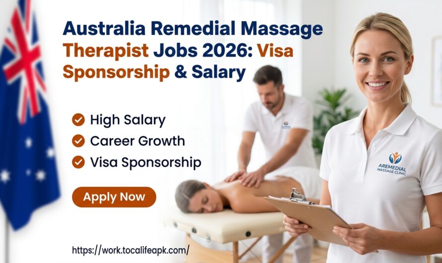 Australia Remedial Massage Therapist Jobs 2026: Visa Sponsorship & Salary
